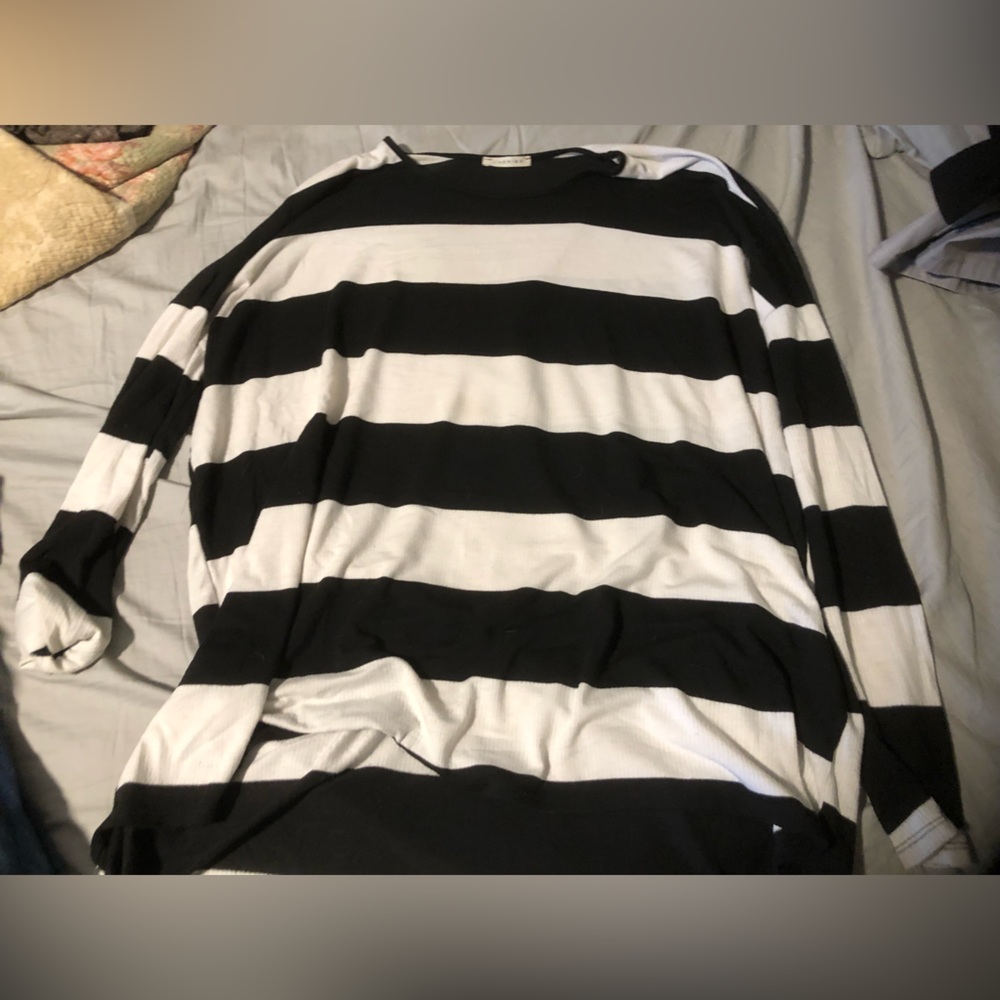 Striped long sleeve shirt